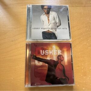 ⭐️ Lenny Kravitz and Usher CD Collection